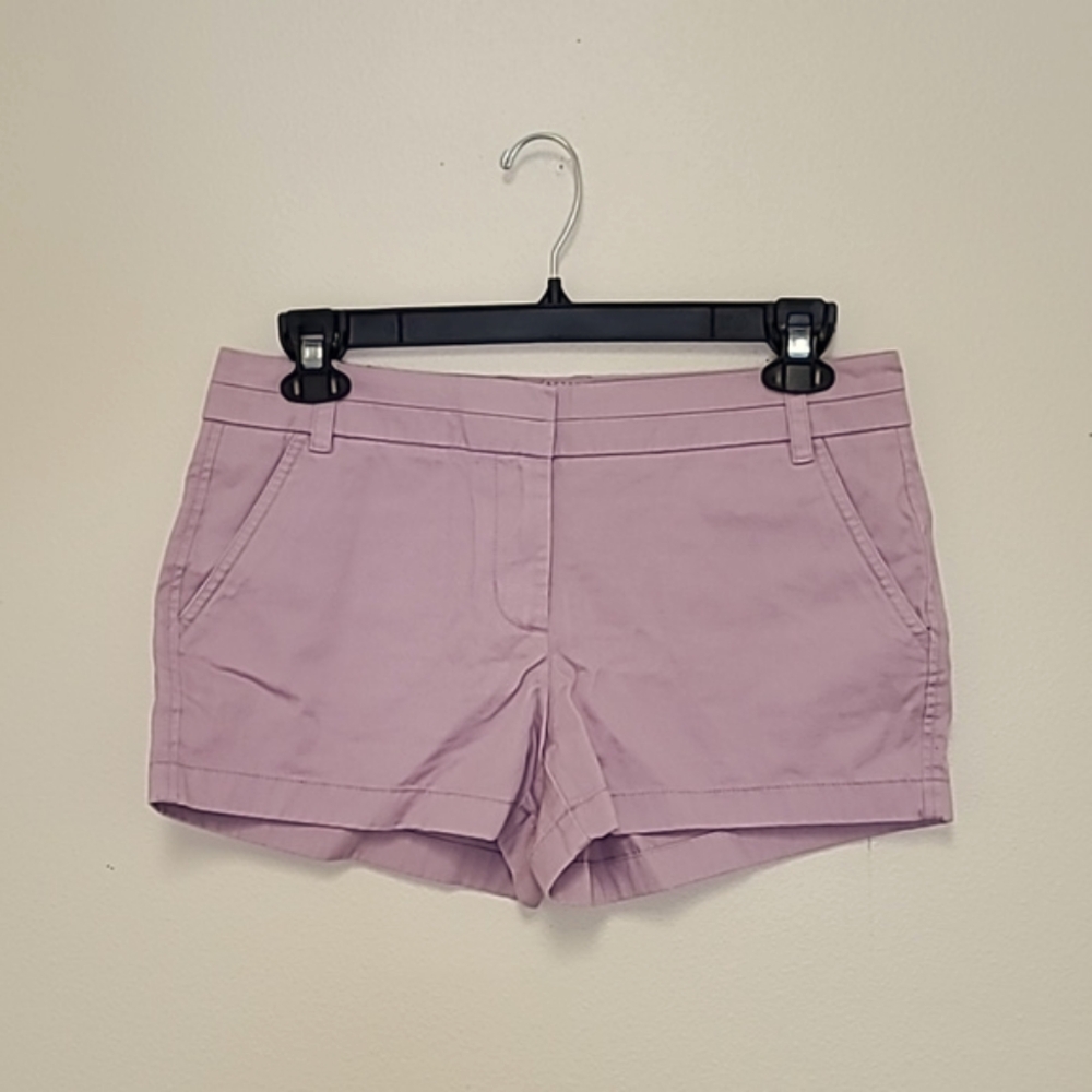 J Crew Lilac Chino Shorts